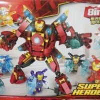 ราคา Set8กล่อง LEGO เลโก้ Ironman ไอรอนแมน 8in1 ต่อรวมร่างเป็นไอรอนแมนตัวยักษ์ (20413745558)