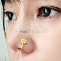 ราคา จิวจมูกแบบหนีบ จิวจมูกหลอก จิวจมูกเพชร จิวจมูกสแตนเลส JN157 (18948605361)
