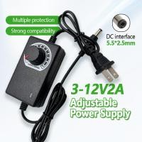 ราคา อะแดปเตอร์ ปรับโวลท์ได้ 3V 12V 2A 3V 24V 3A AdapterAC DC ปรับอุณหภูมิ ปรับแสง ปรับแรงดัน และปรับความเร็ว (21274215558)