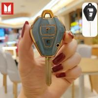 ราคา เคสกุญแจ ISUZU ฝาครอบกุญแจ D max MU7 2007 2011 อุปกรณ์ตกแต่งรถยนต์ Isuzu พวงกุญแจรถยนต์ Isuzu (21064431922)