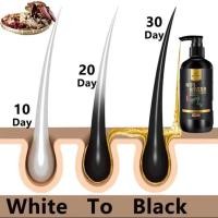 ราคา ผมขาวเปลี่ยนเป็นผมดำ แชมพูปิดผมหงอก 450ml แชมพูแก้ผมหงอก แชมพูสระผมดำ ยาย้อมผมหงอก แชมพูปิดหงอก น้ำยาสระผมหงอก แชมพูล็อคสีผม แซมพ (21183394452)