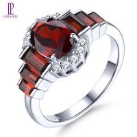 ราคา Lohaspie เครื่องประดับ2 3กะรัต925แท้แหวนเงินสเตอร์ลิงจริงแหวนโกเมนธรรมชาติ925เงินแหวนพลอยราศีเกิดแหวนอัญมณีขนาดใหญ่สำหรับผู้หญิงแหวนเงิน925เครื่องประดับดั้งเดิม (20970910584)