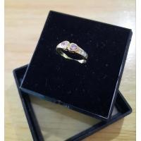 ราคา แหวนทองเหลือง แหวนเพชรทองเหลืองลายหัวใจคู่ แหวนพลอยทองเหลือง BR 31 (21026997532)