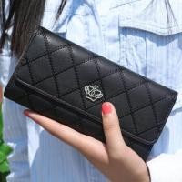 ราคา กระเป๋าสตางค์ใบยาว กระเป๋าเงินผู้หญิง กระเป๋าตังตามวันเกิด รุ่น ดำ (129387155)