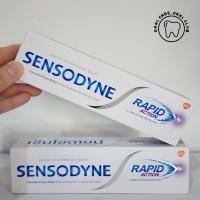 ราคา SENSODYNE RAPID ACTION 100G เซ็นโซดายน์ ยาสีฟัน สูตร แรพพิดแอคชั่น ช่วยลดอาการเสียวฟันใน 60 วินาที 100 กรัม (21002134367)