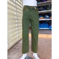 ราคา กางเกงยีนส์ขายาว ผู้ชาย เอว24 40นิ้ว สีสนิม ขากระบอก ผ้าหนา (20588953760)