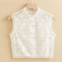 ราคา QINJUE แฟชั่นสำหรับผู้หญิง ลูกไม้ปักลาย ลายดอกไม้ดอกไม้ ถอดออกได้ เสื้อสเวตเตอร์ตกแต่ง เสื้อคอปกปลอม ปกเสื้อปลอม ผูกคอปก (20520500137)