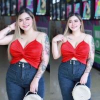 ราคา เสื้อสายเดี่ยว กลิตเตอร์วิ้ง อกยืดถึง 50 (20086885252)