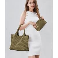 ราคา LIKEBAG กระเป๋าแฟชั่นสตรีกระเป๋าถือกระเป๋าถือกระเป๋าสะพายไหล่หนัง PU ความจุขนาดใหญ่กระเป๋าทอขนาดใหญ่ (20526515343)