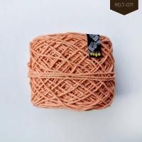 ราคา เชือกฟอกนิ่ม 4Ply โทนแดง ส้ม เชือกฟอก สำหรับถักกระเป๋า หมวก งานอยู่ทรง I ไหมพรมฟ้ามุ่ย Fahmui Yarn (19577194581)