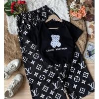 ราคา ชุดเซ็ท2ชิ้น ใส่สบาย คลายร้อน เสื้อยืดคอกลม เข้ารูปเต็มตัว ผ้าคอตตอน แขนสั้น สกีนลาย หลุย กางเกงขายาว ผ้าไหมอิตาลี่ พิมพ์ลาย หลุย ทรงกระบอก เอวสม้อค (19238679152)
