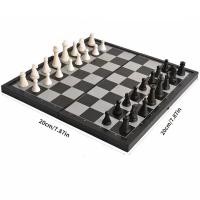 ราคา หมากรุกสากลพับได้ชุดของเล่นกระดานหมากรุกพลาสติกแม่เหล็กขนาด20ซม (21170872236)