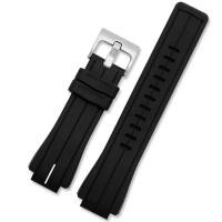 ราคา For Timex Watch Strap T2N720 T2N721 TW2T76300 16mm Silicone Rubber Watchband Wristband celet Waterproof Band Convex Interface (20851135119)