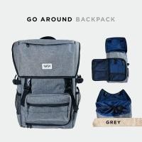 ราคา NAK Go Around Backpack กระเป๋าเป้ Laptop พร้อมช่องอเนกประสงค์ สี Grey (20809526326)