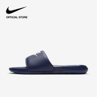 ราคา Nike Mens Victori One Slides Midnight Navy รองเท้าแตะผู้ชายแบบสวม Nike Victori One สี Midnight Navy (11636753457)