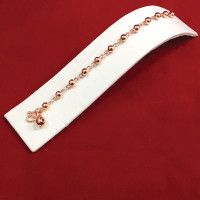 ราคา สร้อยข้อมือเม็ดพริกจัมโบ้สีนาก ความยาว 7 นิ้ว สร้อยข้อมือนาก สร้อยข้อมือแฟชั่น ทองไมครอน ทองหุ้ม ทองชุบ ทองปลอม (9980620341)