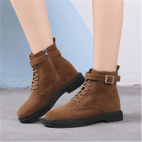 ราคา ส่งเร็ว รองเท2023 ใหม่ กีฬา รองเท้าบู๊ทมาร์ติน เทรนด์แฟชั่นรองเท้ามาร์ตินหนังแท้สำหรับผู้หญิงรองเท้าส้นสูง2 5วันมาถึง KEEN ซื้อขนาดลง (18993331873)