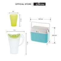 ราคา ตรุษจีน DKW HH 9405 5 ชุดกระติกน้ำแข็ง Frigo 10ลิตร พร้อมเหยือก และ แก้วน้ำ (20947181142)