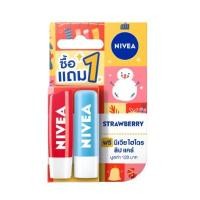 ราคา 1แถม1 Nivea Shine Lip Balm 4 8g 2 นีเวีย ลิปบำรุงริมฝีปาก 4 8กรัม 2 (20954623844)
