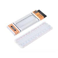 ราคา โฟโต้บอร์ด Photoboard บอร์ดทดลอง วงจร 830 รูเสียบ วงจรทดลอง MB 102 830 Prototype board Breadboard ขนาด 165mm x55mm x10mm (15918363674)