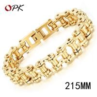 ราคา Opk โซ่สร้อยข้อมือผู้ชาย BIKER 316L สแตนเลสสร้อยข้อมือบุรุษแฟชั่นกีฬาเครื่องประดับจักรยานจักรยานการเชื่อมโยงโซ่สร้อยข้อมือเครื่องประดับสบายๆ (674406621)