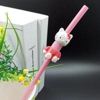 ราคา หลอดพลาสติก หลอดการ์ตูน หลอดงอ หลอดดูดน้ำ หลอดการ์ตูนพร้อมแปรงแก้วเยติ ยืดได้ พร้อมส่ง (20826787664)