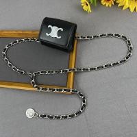 ราคา เครื่องประดับกระเป๋าโซ่คาดเอวสไตล์ชาแนลสายโซ่ประดับเข็มขัดสำหรับผู้หญิงเดรสกระโปรงกระเป๋าคาดเอวใบเล็กทำจากหนังสำหรับกางเกงยีนส์ (20404801162)
