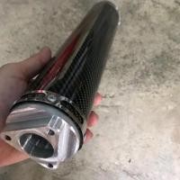 ราคา ปลายท่อPDK 3รู คาร์บอนดำแท้ จุกสีไทเท 1ใบ ความยาว 13 นิ้ว (21190657862)