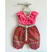 ราคา ชุดไทยเด็กเสื้อคอระบาย ชุดเซ็ตเด็กผู้หญิง (20582317010)