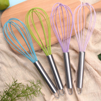 ราคา ที่ตีไข่ สแตนเลส ตะกร้อตีไข่ ตะกร้อมือ ที่ผสมแป้ง ที่ตีแป้ง ขนาด 26cm 10 นิ้ว สแตนเลส 304 มีรูสำหรับแขวน (21274116538)