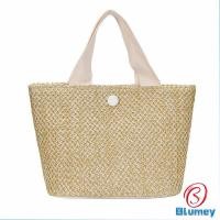 ราคา Blumey กระเป๋าถือ กระเป๋าสานสไตล์สาวญี่ปุ่น เเฟชั่น กระเป๋าถือสตรีฟาง handbag มีสินค้าพร้อมส่ง (18580762308)
