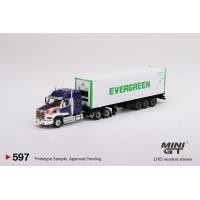 ราคา MINI GT No 597 Western Star 49X Blue w 40 Reefer Container EVERGREEN LHD MGT00597 (20981110259)