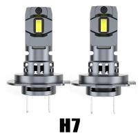 ราคา H1 H7 LED ขนาด1 1ไฟหน้ารถ Mini Turbo ไฟฉายคาดศีรษะ3570 CSP ชิปไร้สาย H4 LED หลอดไฟอัตโนมัติ6500K สีขาว12V (21170454092)