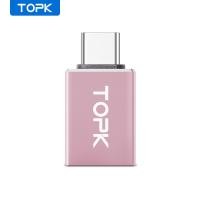 ราคา TOPK USB 2 0 Type C OTG Adapter Type C USB C Male To USB Female Converter For Macbook Xiaomi Samsung S20 USBC OTG Connector (19672893790)
