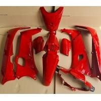 ราคา wave100 เวฟ110s ไฟหน้าตาคู่ สีแดงดำ พร้อมติดลาย wave100s ปี2002 กาบรถ ชุดสี แฟริ่ง เฟรมรถ wave110s (19289340674)