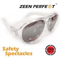 ราคา แว่นตาเซฟตี้ นิรภัย Safety Side Guard ZEEN PERFECT High Quality Aviator Style ผ่านมาตราฐาน ANSI Z87 1 American Standard มีกระบังข้าง กัน UV400 สามารถถอดเปลี่ยนเลนส์ได้ (4972296056)