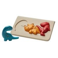 ราคา PlanToys DINO PUZZLE ของเล่นไม้ตัวต่อไดโนเสาร์ของเล่นเด็ก 18 เดือน (1125422932)