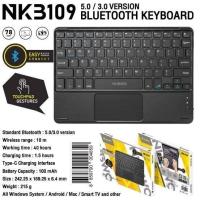 ราคา Nubwo NKB 109 Bluetooth Keyboard Touchpad 78Key คีย์บอร์ดไร้สาย บางเบา แป้นพิมพ์บลูทูธภาษาไทย มีแบตในตัว (1804882599)