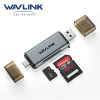ราคา Wavlink 2 In 1 USB C USB3 0ไมโคร SD การ์ดความจำอะแดปเตอร์สำหรับตัวอ่านสำหรับ TF SD อุปกรณ์จัดเก็บข้อมูล SDXC เอสดีเฮชซีเอ็มเอ็มซี RS MMC Micro SDXC UHS I Micro SDHC รองรับ MacBook Air โปร iPad Pro โทร