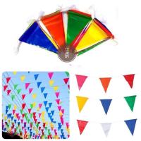 ราคา ธงราว7สี ธงพลาสติก ธง 35 ผืน ธงสามเหลี่ยม ธง7สี ธง ธงธิว ธงPVC มีของพร้อมส่งตลอด ธงงานวัด (20927521189)