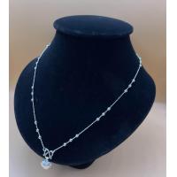 ราคา สร้อยเงิน20นิ้ว พร้อมจี้หัวใจ เงินทองคำขาว หนัก2สลึง บริการเก็บเงินปลายทาง (21019330710)