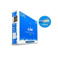 ราคา ของแท้100 LINK LAN CAT6 สายแลน สายสัญญาณอินเตอร์เน็ต US 9106A 305เมตร US 9106A 1 100เมตร สีฟ้า CAT 6 UTP 250 MHz w Cross Filler 24 AWG 305M Pull Bx 100M Box LAN สายแลน 9106 US 9106 (16901429432)