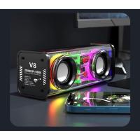 ราคา ลําโพงซับวูฟเฟอร์บลูทูธไร้สาย TWS สเตอริโอ Cyberpunk 3D Wireless Bluetooth Speaker ลำโพงไร้สาย ลำโพง (21094621504)