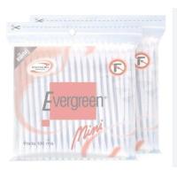 ราคา ขายยกแพ็ค 3 แพ๊ค 36 ห่อ เอเวอร์กรีน สำลีก้านมินิ 100 ก้านถุง 36 ห่อเล็ก l Evergreen Cotton Bud Mini 100 pcs x36 (20818071258)