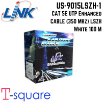 ราคา US 9015LSZH 1 LINK สายแลน CAT 5E UTP Enhanced CABLE 350 MHz LSZH White 100 M (20854376689)