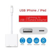 ราคา สายแปลงต่อ iPhone iPad Lightning to USB 3 Camera Adapter เพื่อโอนถ่ายข้อมูลจาก กล้อง USB Flash Drive Card Reader (17505252123)