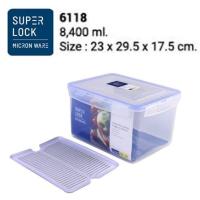 ราคา SuperLock รุ่น 6118 กล่องสูญญากาศ ป้องกันและยับยั้งแบคทีเรีย กล่องถนอมอาหาร (19326566981)