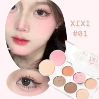 ราคา XIX พาเลทอายแชโดว์ 6 สี ช่อง เนื้อแมท ชิมเมอร์ กันน้ำและกันเหงื่อ พกพาสะดวก ติดทนนาน และไม่เลอะเลือน สามารถใช้สำหรับคอนทัวร์และอายได้ (21243428288)