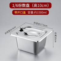 ราคา ภาชนะบรรจุสแตนเลสพร้อมฝาปิดสำหรับร้านชานมกล่องใส่ผลไม้กล่องใส่ไข่มุกกล่องใส่แยมผงน้ำแข็งวัสดุเล็กๆตักผลไม้ (20034534126)