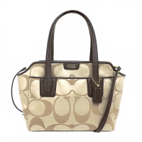 ราคา กระเป๋าถือ COACH แท้ ทรงสวย ผ้าลาย Signature สายหนังแท้ ทรงน่ารักมาก สีสวย มีสายยาว เบา ใช้งานง่าย COACH 28641 TAYLOR SIGNATURE BETTE SIGNATURE TOTE CROSSBODY Mahogany (7094838730)